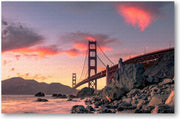 Golden gate bridge - zonsondergang - San Francisco