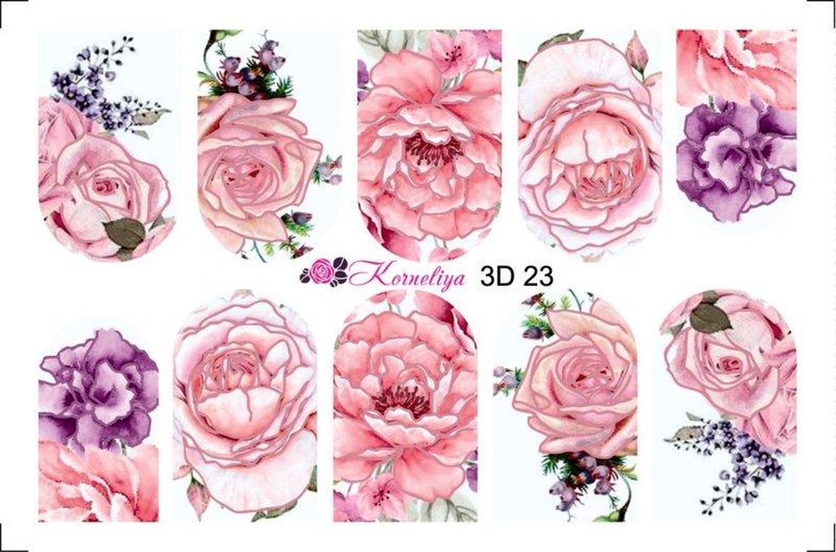 Korneliya 3D Waterdecal - 3D 023