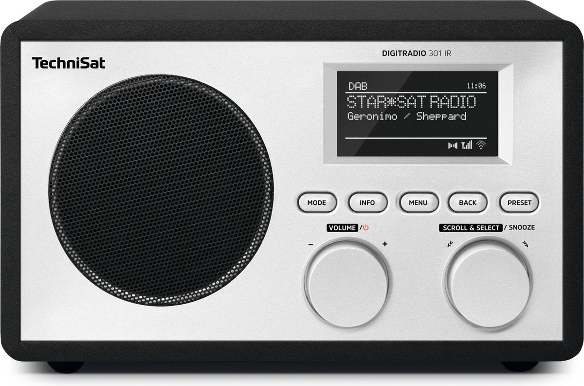 Technisat Digitradio 301 IR - zwart/zilver