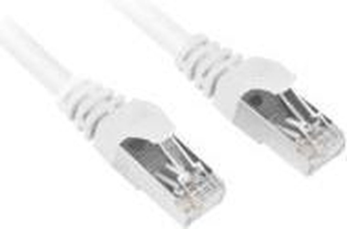 Sharkoon 4044951014552 - Netwerkkabel - RJ45 - 0.5 m - Wit