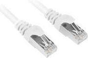 Sharkoon 4044951014552 - Netwerkkabel - RJ45 - 0.5 m - Wit