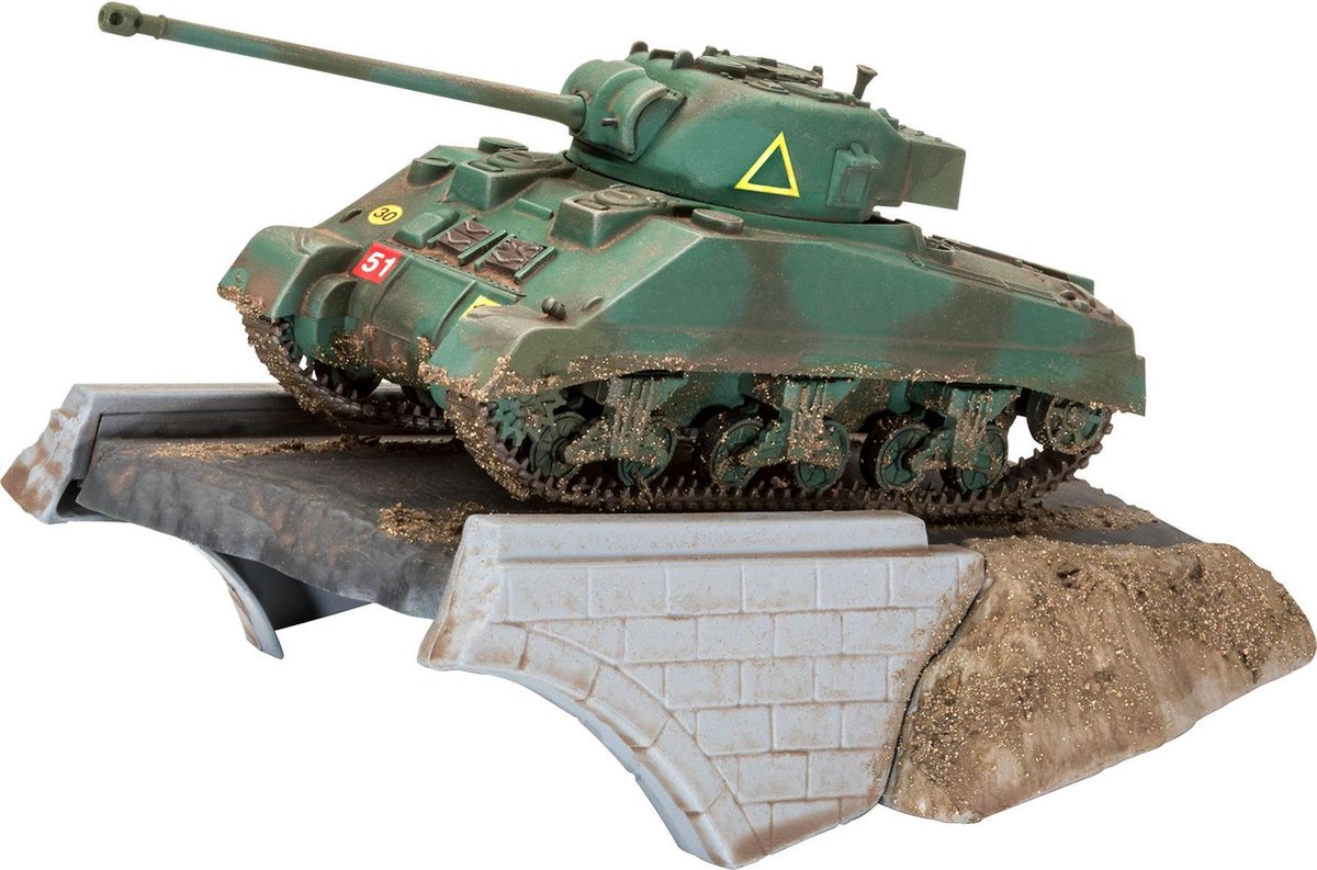 1:76 Revell 03299 First Diorama Set - Sherman Firefly - Starter Kit Plastic kit