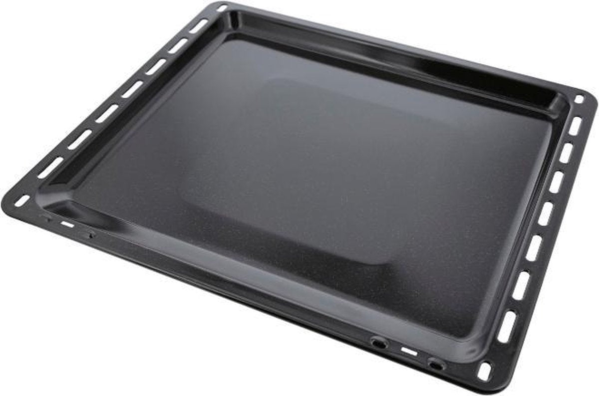 Bakplaat plaat bakblik emaille 422 x 370 x 20 mm geemailleerd zwart oven magnetron Aeg Electrolux