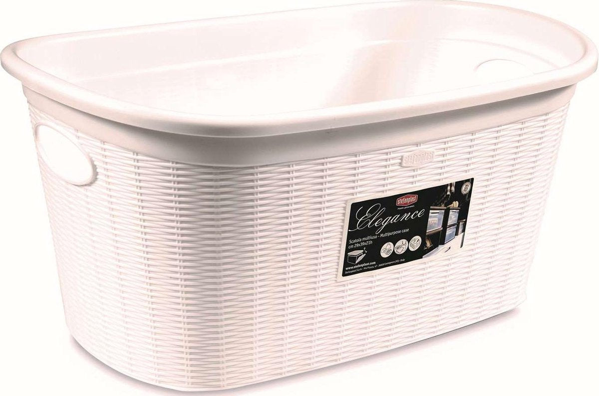 YILTEX – Elegance -  Wasmand – 35l – Wit
