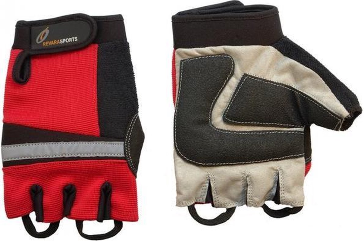 Revara Sports - Rolstoelhandschoen - Rood S
