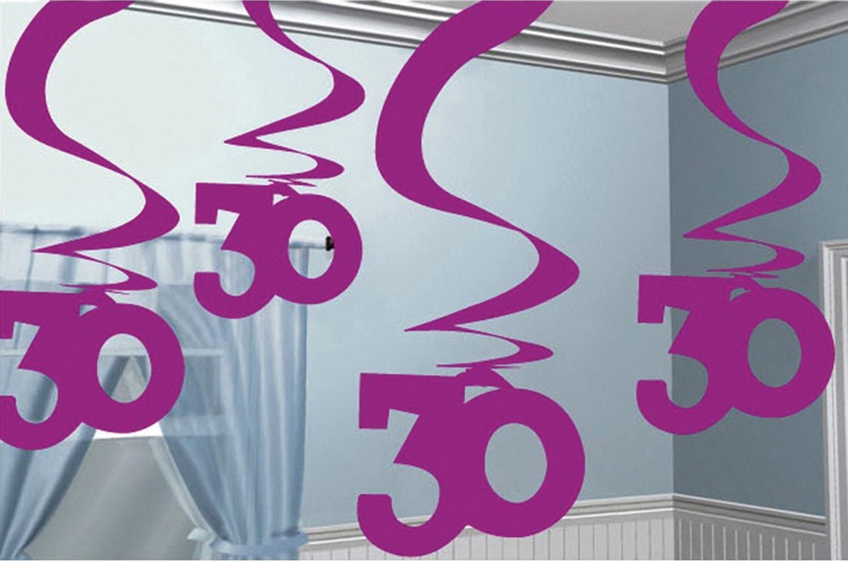 Verjaardag versiering 18 jaar - Feestdecoratievoorwerp