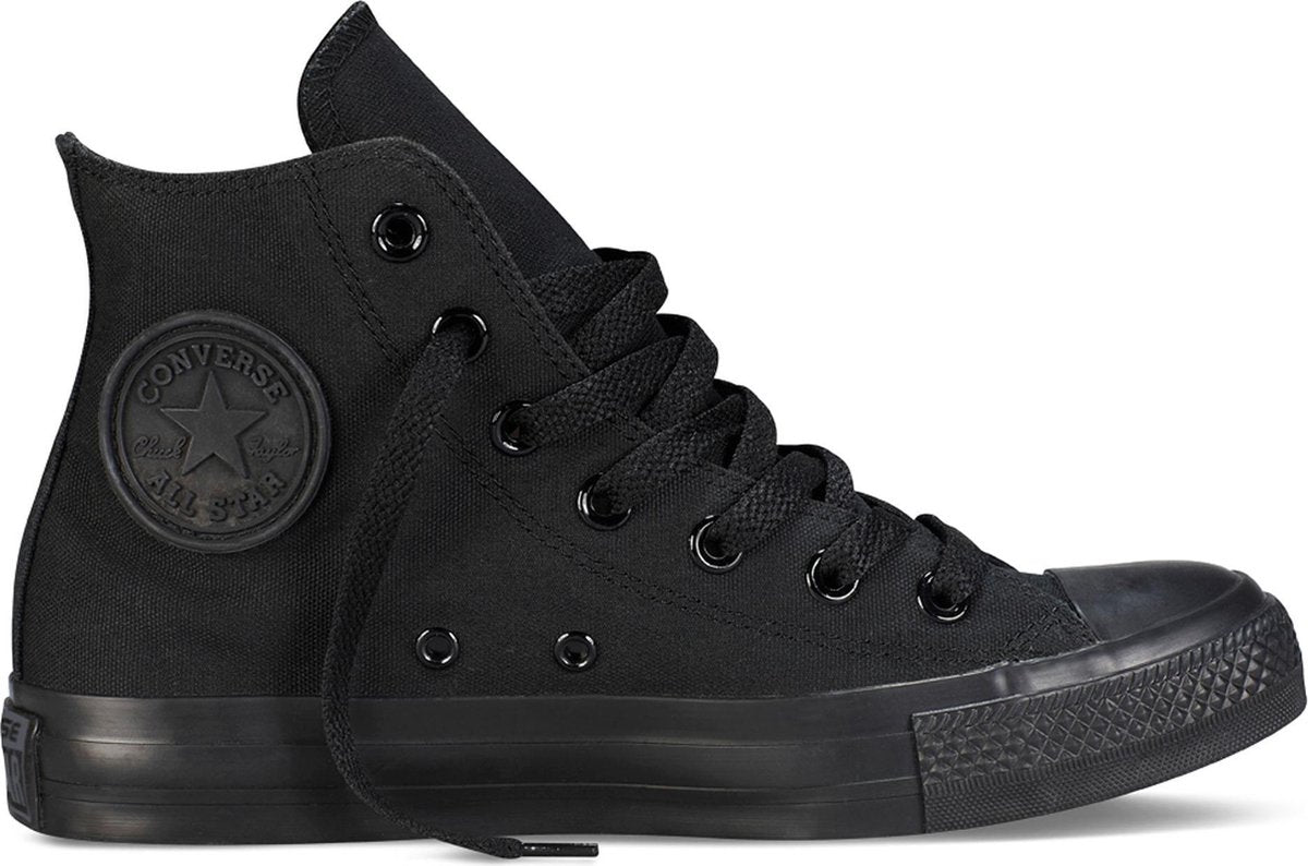 Converse Chuck Taylor All Star Sneakers Hoog Unisex - Black Monochrome - Maat 42.5