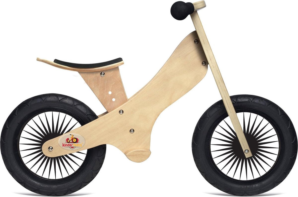 Kinderfeets - Houten Loopfiets - Retro - Naturel