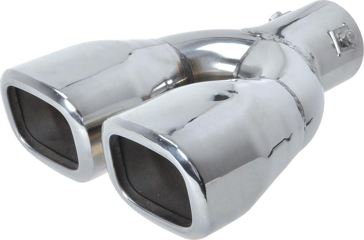 Automax rechthoekig uitlaatsierstuk - Lengte 225mm - Aansluiting 56mm