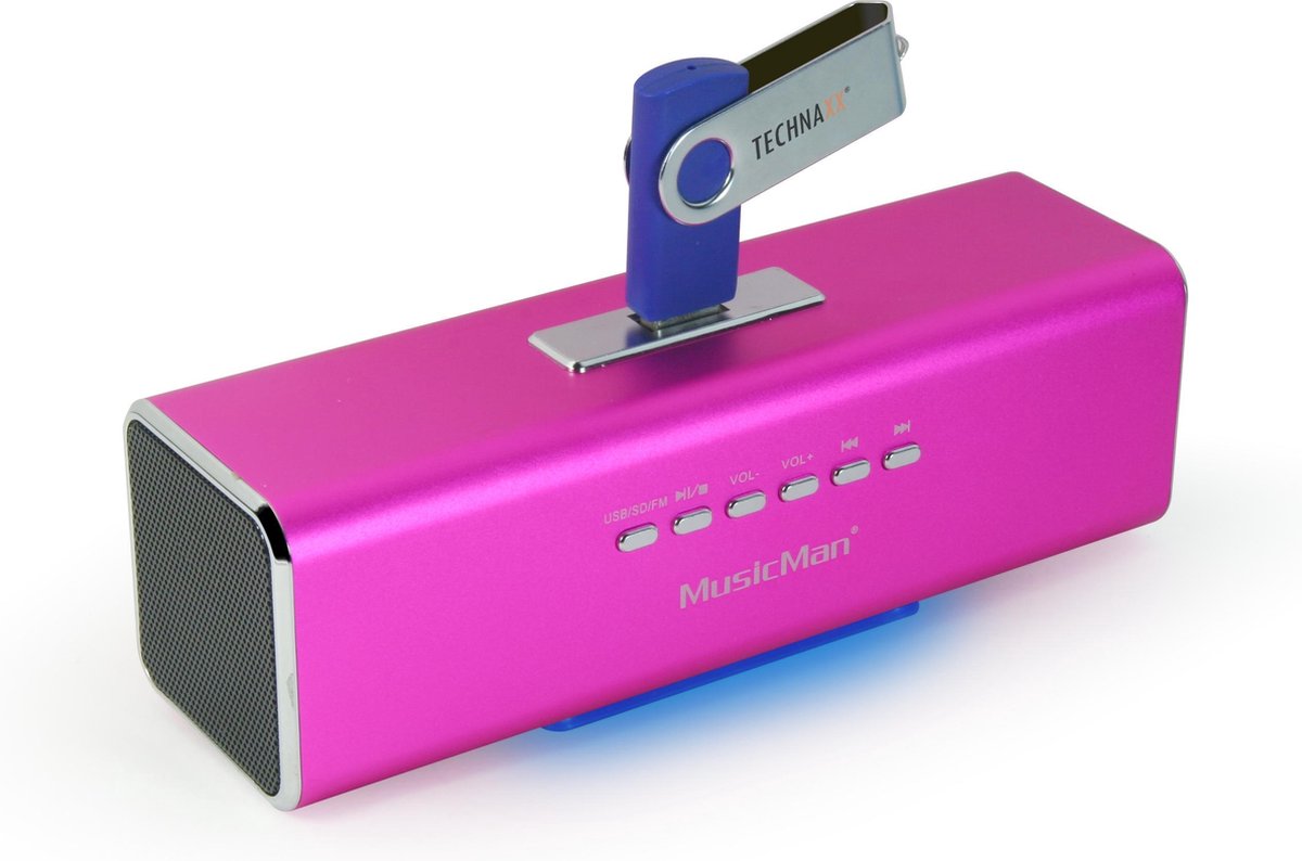 TECHNAXX MusicMan MA pink - Soundstation