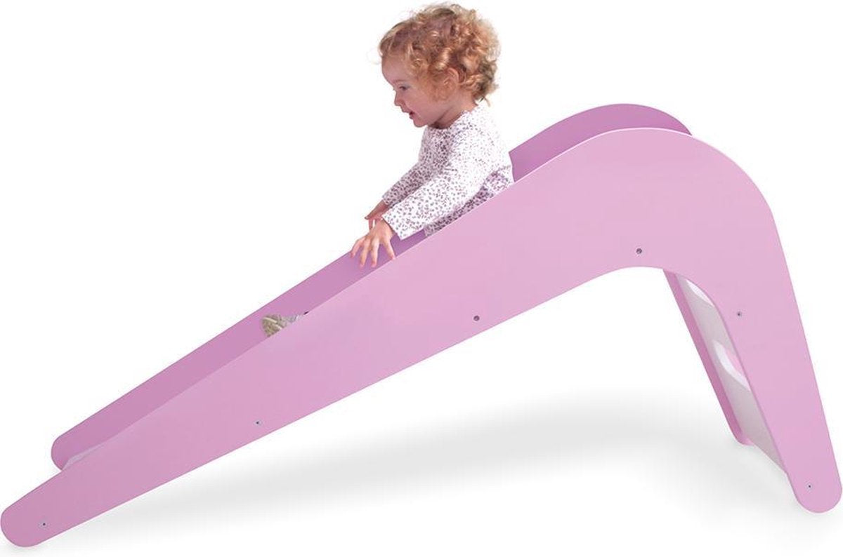 Jupiduu - Glijbaan - Hout -  Pink Rabbit