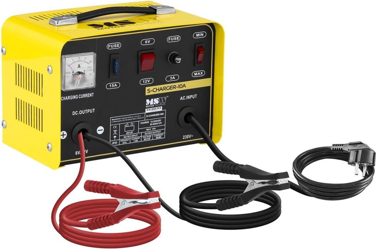 MSW Acculader auto - 6/12 V - 5/8 A