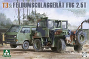 1:35 Takom 2141 Volkswagen T3 & Feldumschlaggerat Fug 2.5t Plastic kit