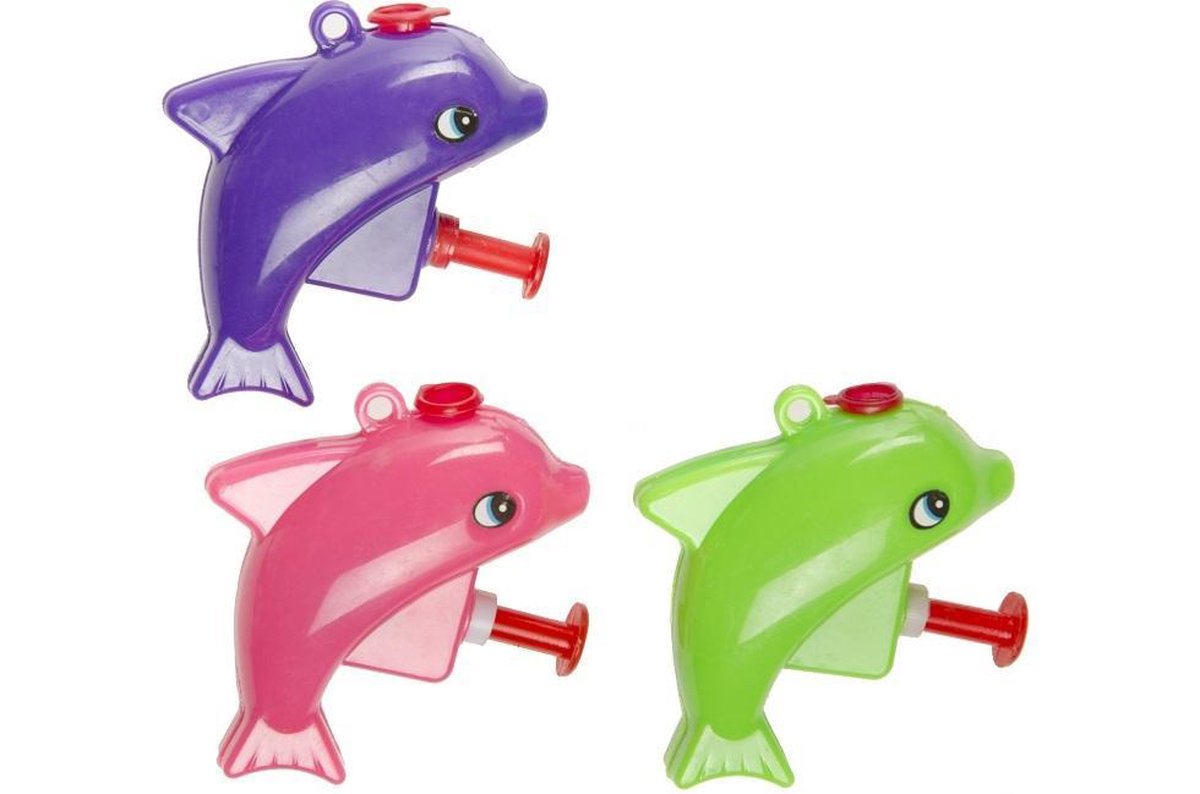Waterpistool dolfijn 8x uitdeelkadootjes