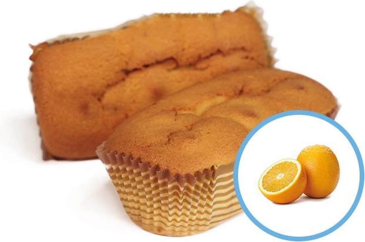 Ciao Carb |   Protocake Sinaasappel | 4 x 45 gram  | Low Carb Cake | Eiwitrijk   | Snel afvallen zonder hongergevoel!