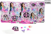 Make-up set met accessoires 5-ass.