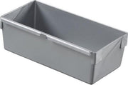 Ladebakje-  Zilver - 15x8cm - Kunststof - (set van 12).