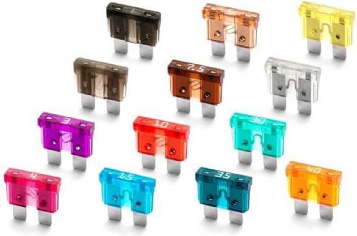 Klein assortiment steekzekering NORM (8 stuks)