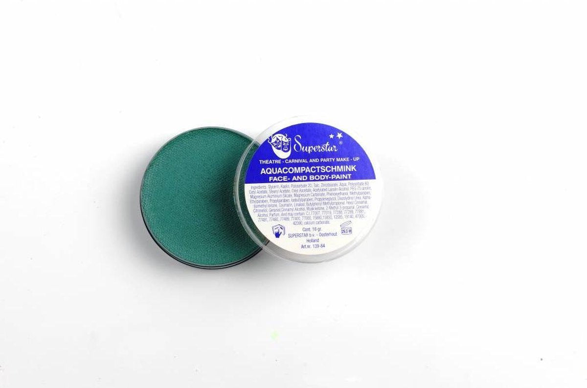 Superstar Waterschmink Slate Green 45 Gram Mintgroen