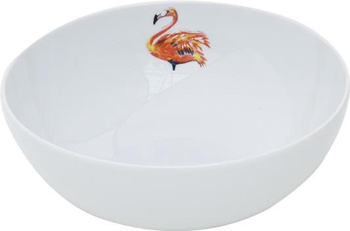 Salade Schaal 25 cm Flamingo