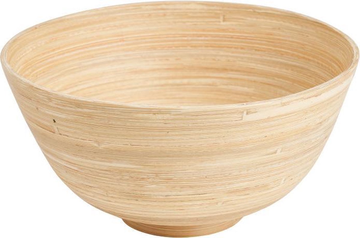 Bamboe Salade Schaal Kom Servies SALADESCHAAL BAMBOE - ⌀18 CM