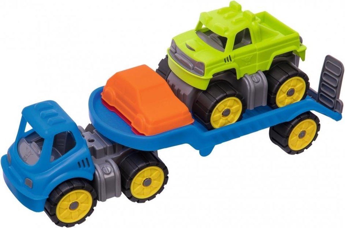BIG Power Worker Mini Monstertruck Set speelgoedvoertuig