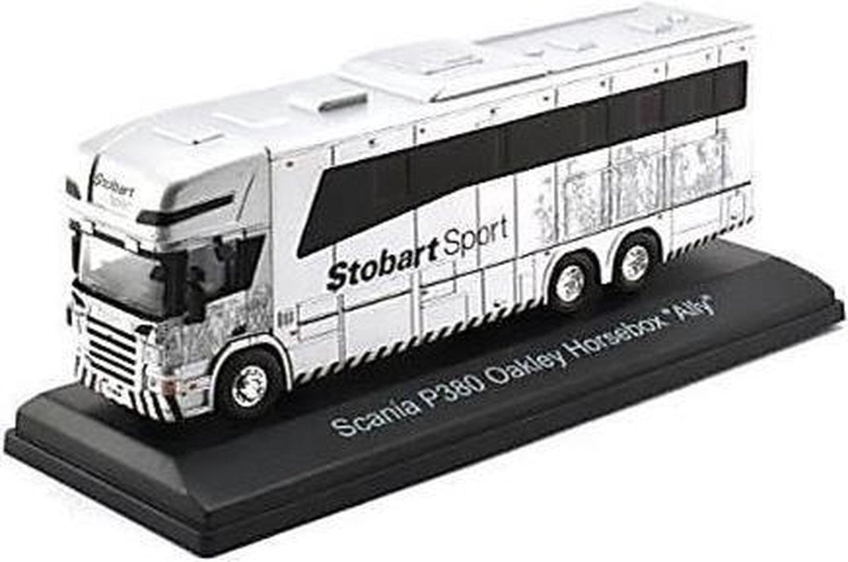 Scania P380 OAKLEY HORSEBOS 'ALLY' STOBART 1:76 - Modelauto - Schaalmodel - Miniatuurauto - Model auto