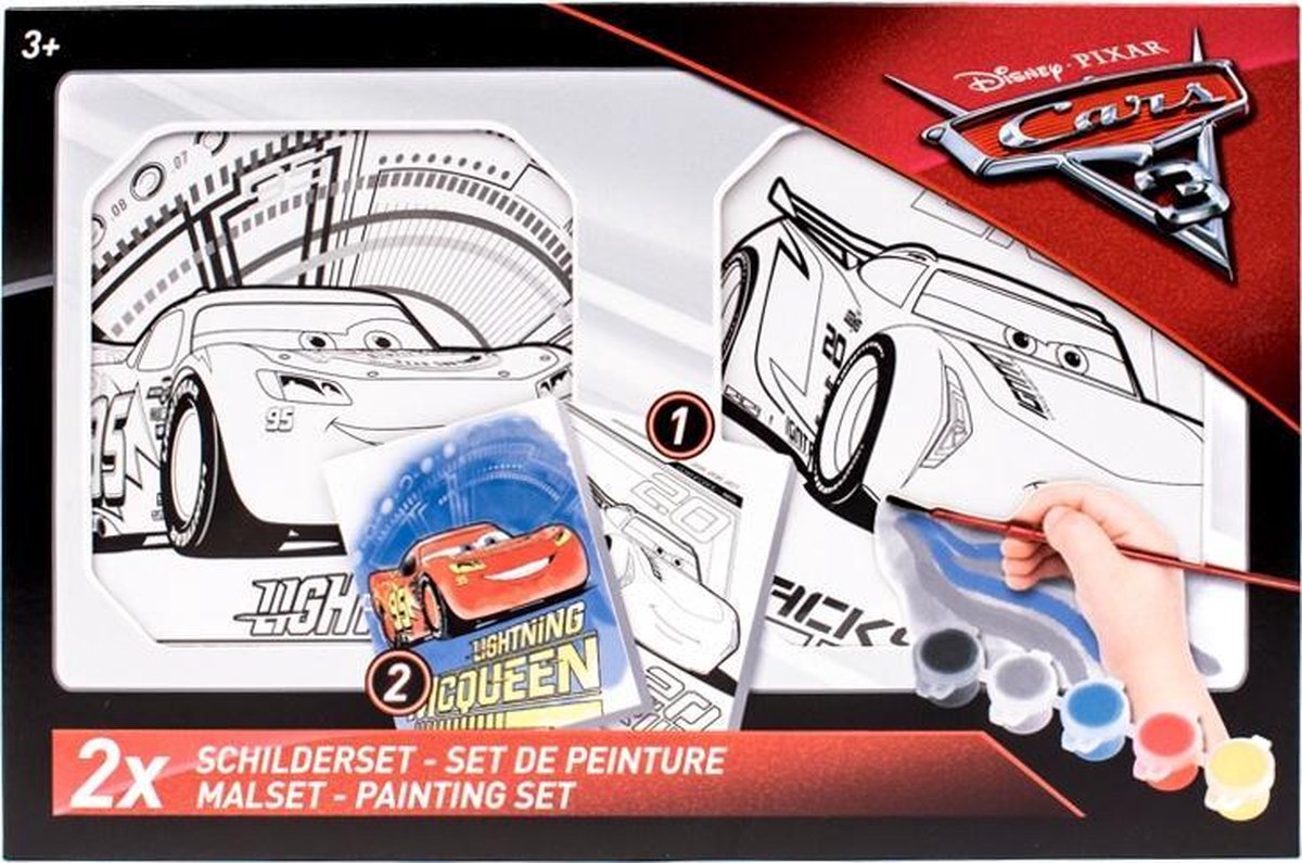 Slammer Disney Cars 3 Schilderset 7-delig