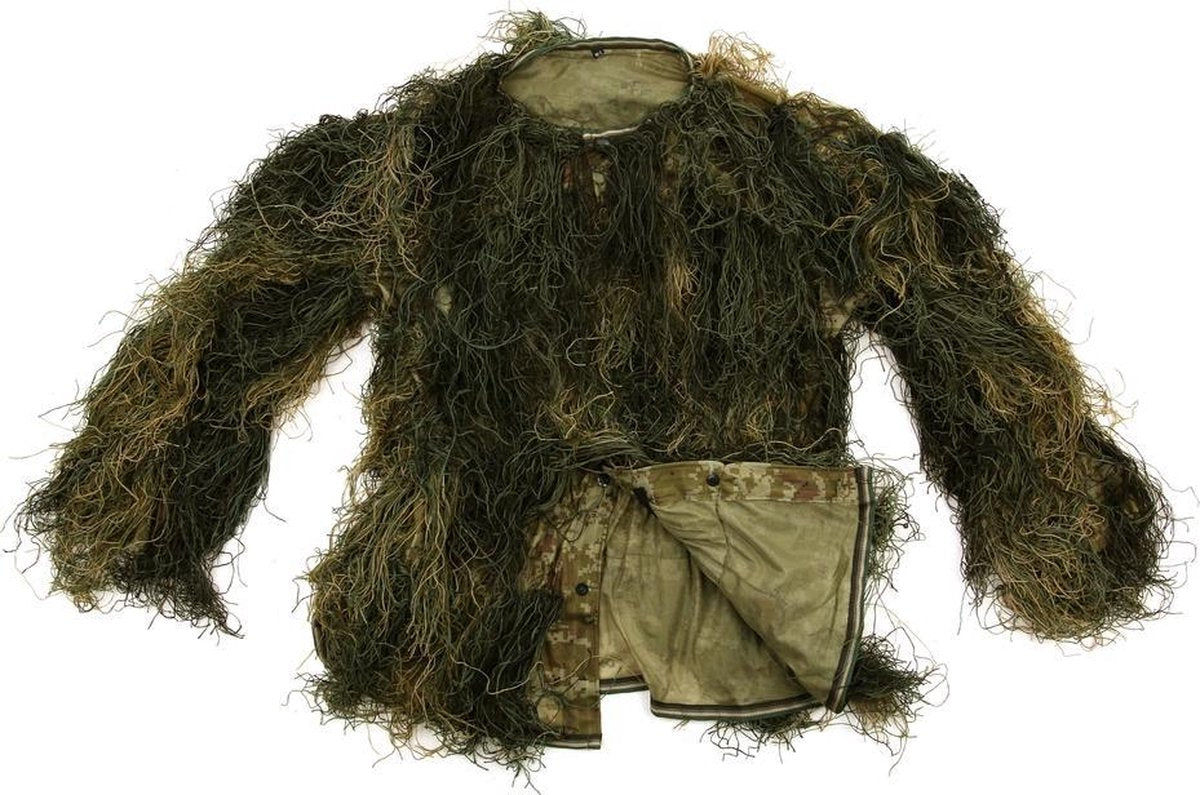 Fosco Ghillie Suit Parka woodland camo