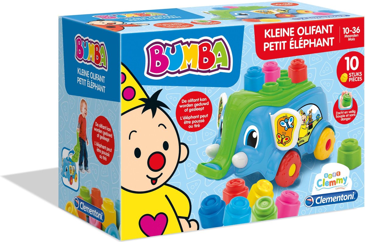 Clementoni - Bumba Elephant - Zachte Blokken