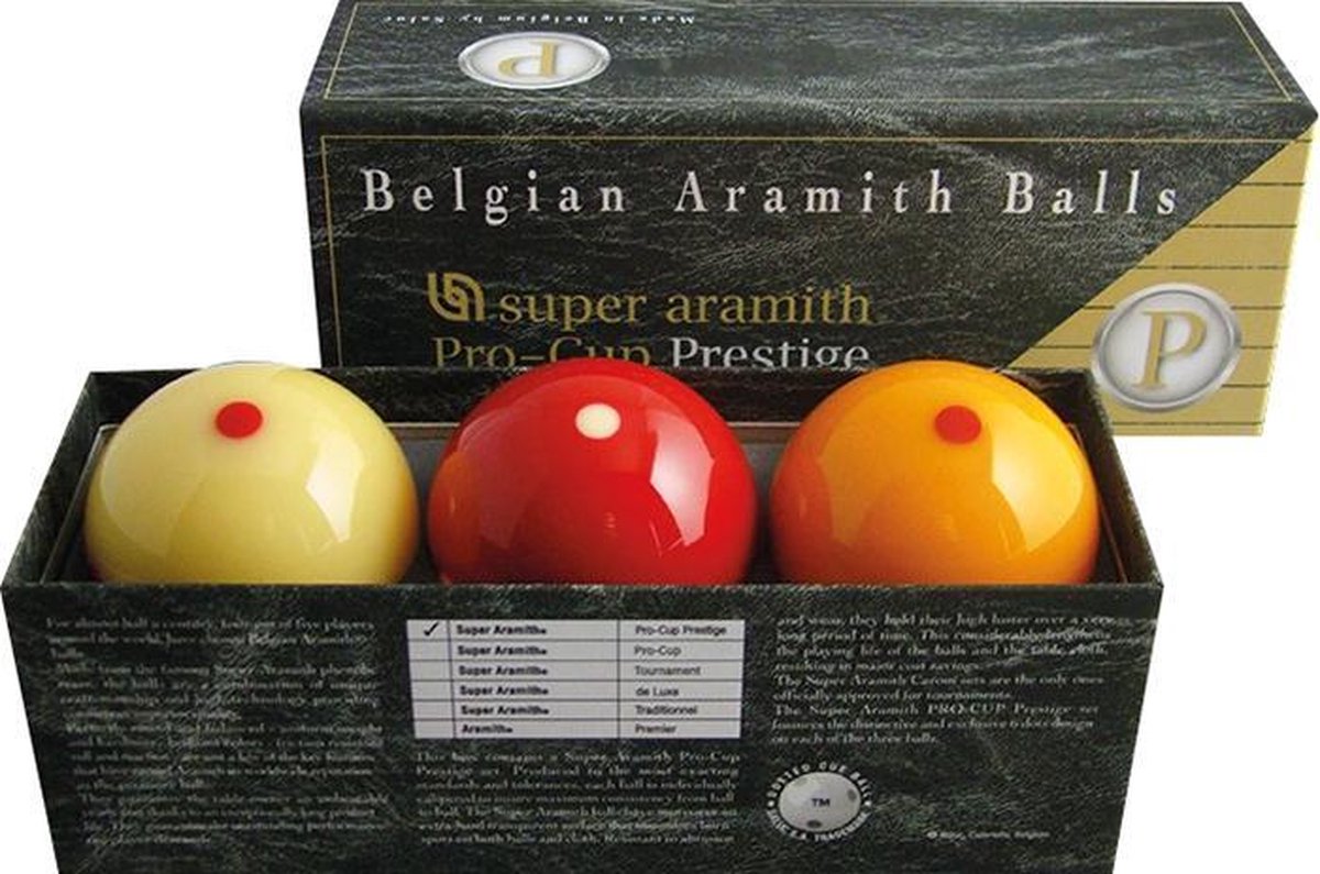 Biljart ballen set Super Aramith Pro Cup Prestige 61