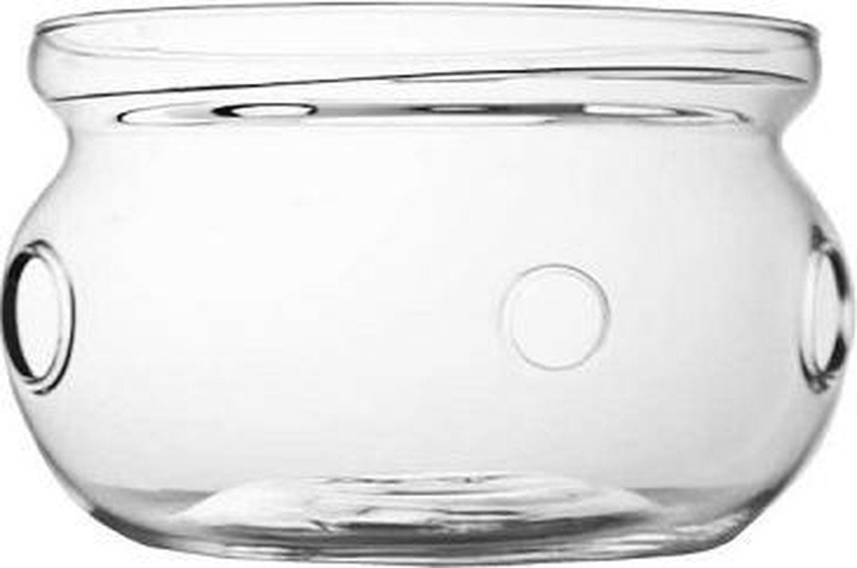 BREDEMEIJER - Solo Verona - Theelicht Glas met RVS