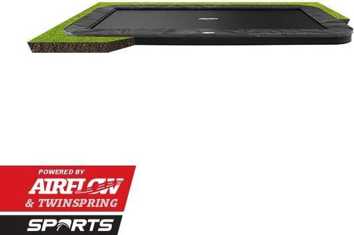 Trampoline BERG Ultim Elite FlatGround 500 Grey