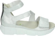 Waldlaufer 757801 H-Isa - Volwassenen Sandalen met hakDames Sandalen - Kleur: Metallics - Maat: 37