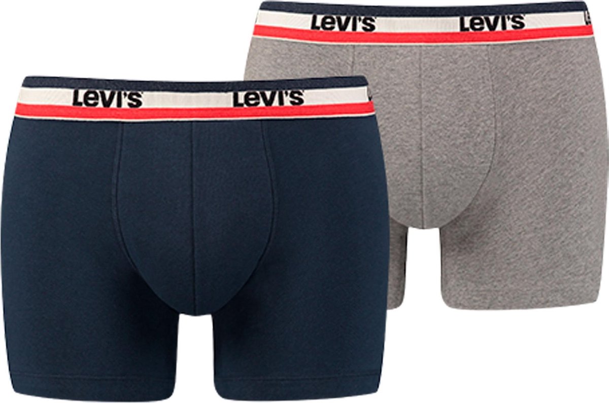 sportswear logo 2-pack blauw & grijs