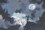 Schilderij Ridder In De Nacht - Puzzel 252 stukjes