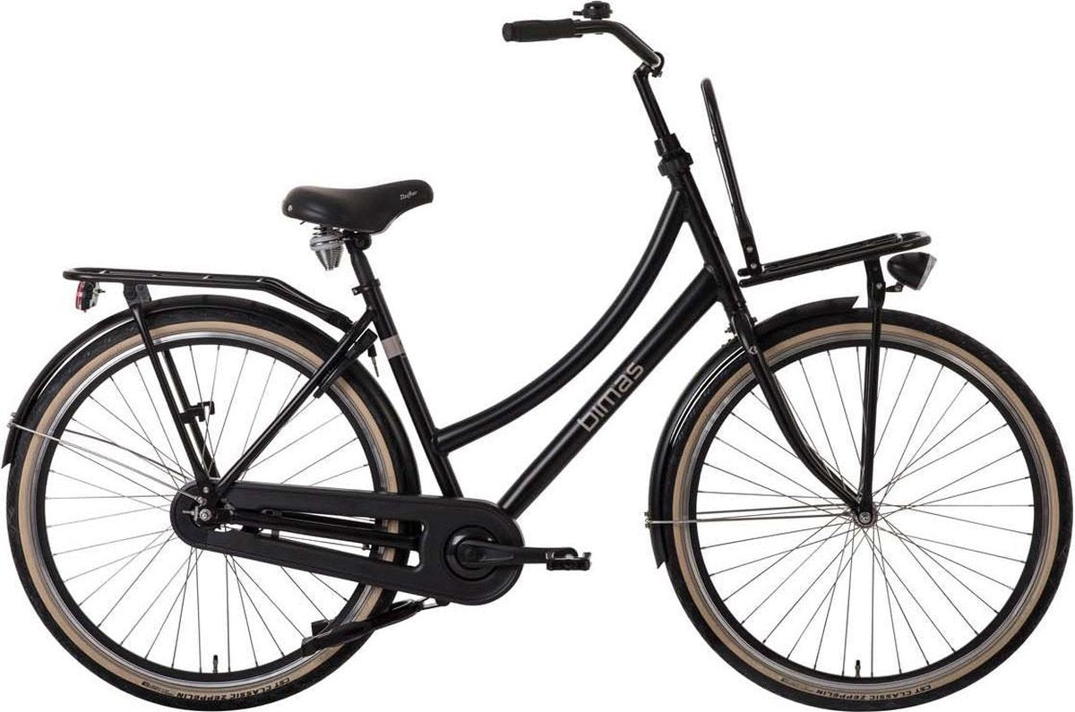 Bimas Transporter 1.0 Dames 28 inch Black 50 cm