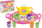 Dede-Theeservies met dienblad-3  tot 7 jaar-17 delig- STEM-Non Toxic