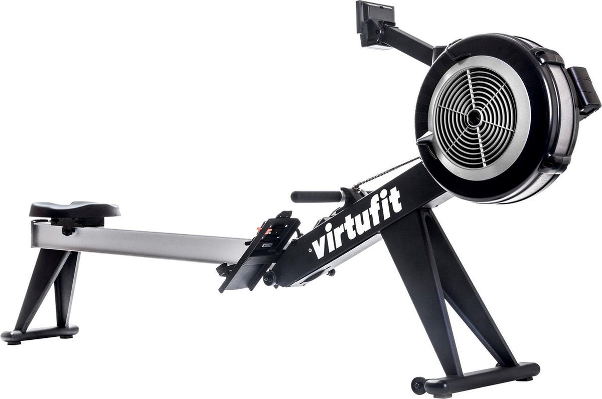 Roeitrainer - VirtuFit Ultimate Pro 2 Ergometer - Roeimachine - Roeiapparaat - Hartslagfunctie - Inklapbaar - Zwart
