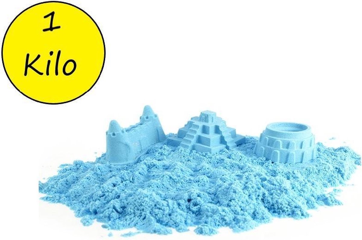 Speelzand 1KG – Bewegend Modelleer zand – Blauw