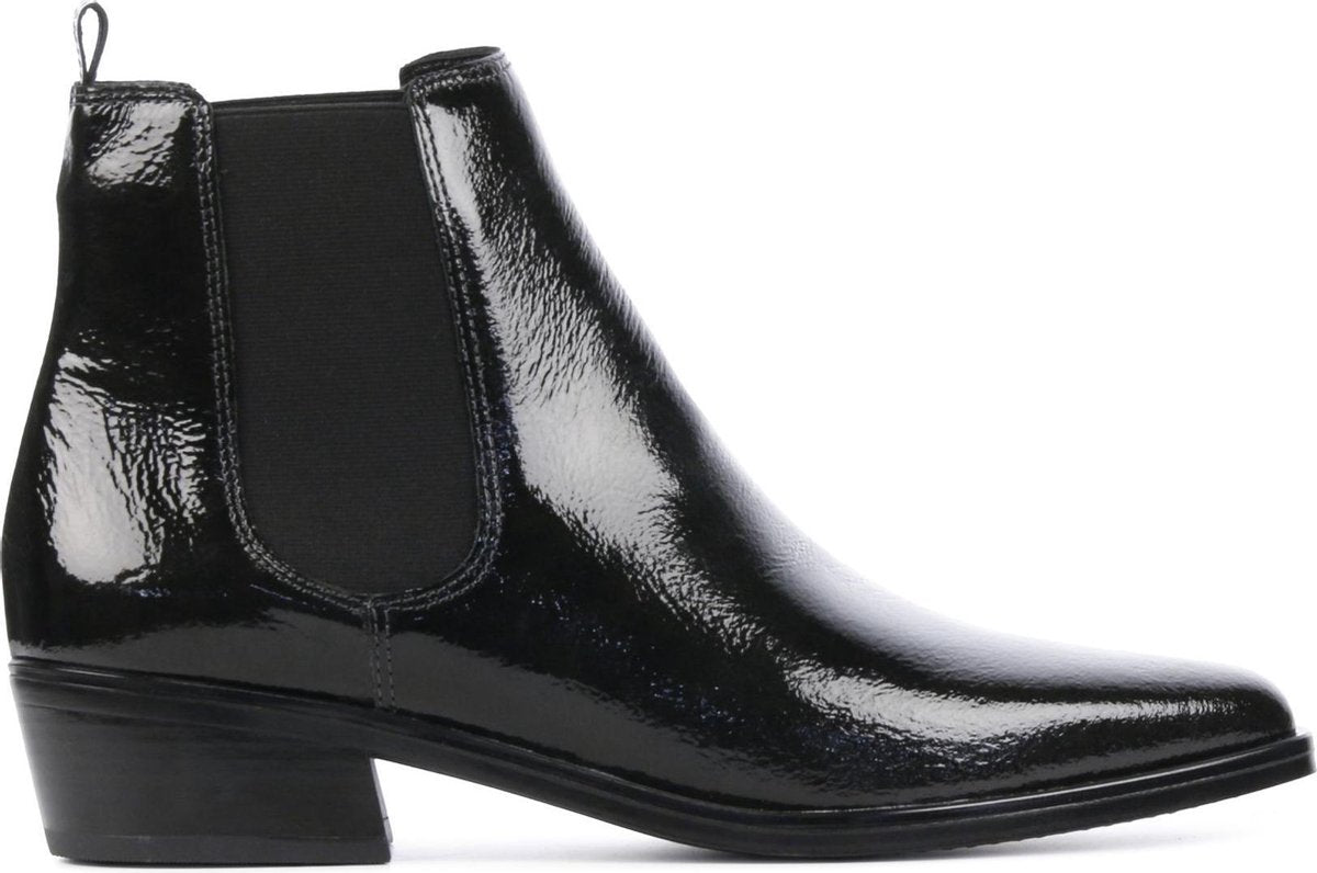 Mace Vrouwen Leer  Chelsea boots / Laarzen / Damesschoenen M1028 - Antraciet - maat 38