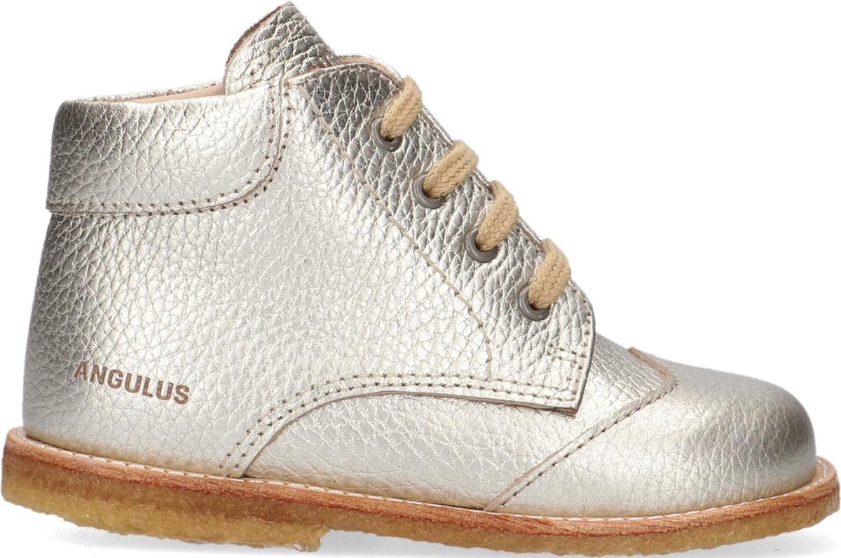 Angulus 9200-101 Veterboots - Laarzen Met Veters - Meisjes - Goud - Maat 25