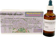 World of herbs fytotherapie gebrekkige eetlust 50 ml