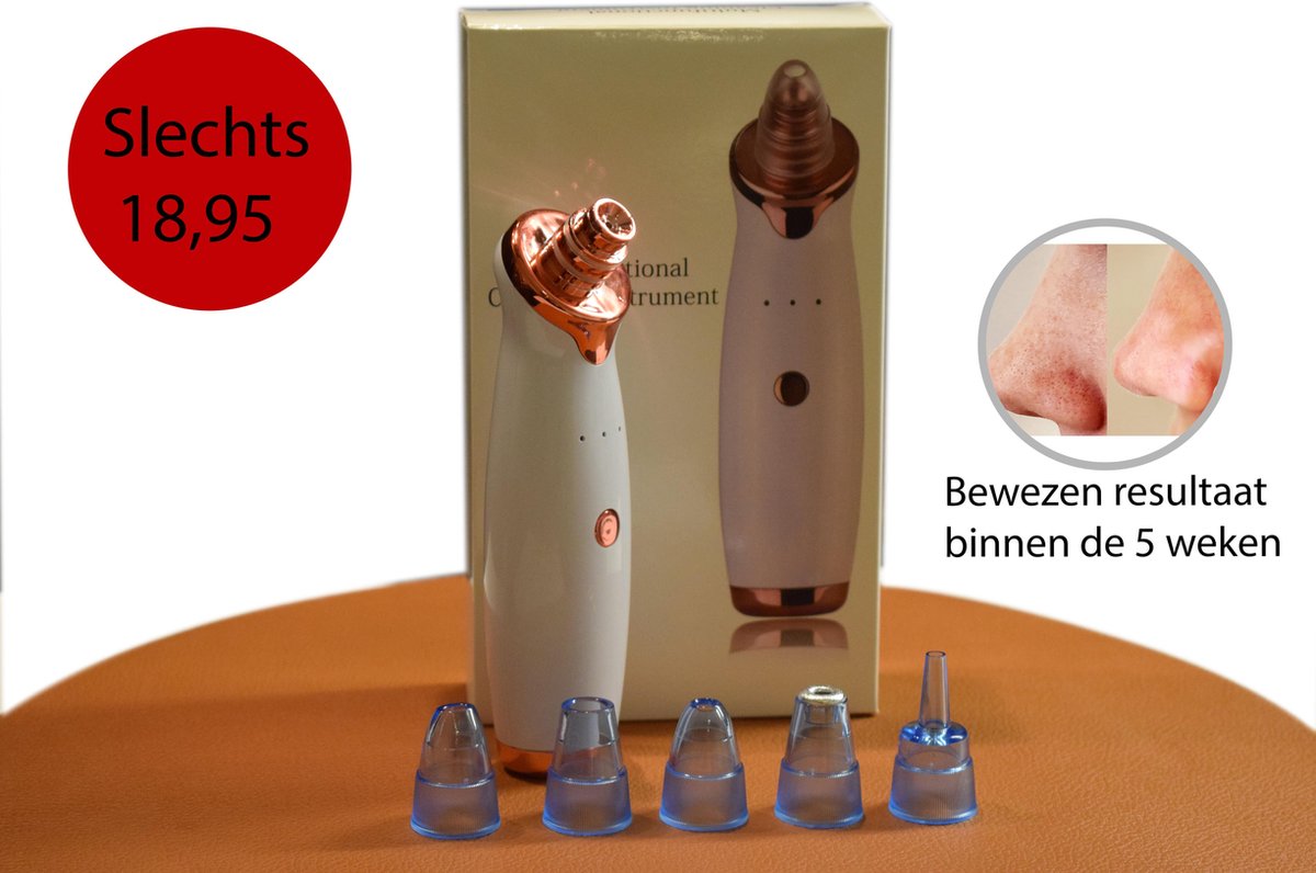 Blackhead Remover - Mee-eters Verwijderaar Blackhead Vacuüm Remover - Puisten Verzorging - Poriënreiniger