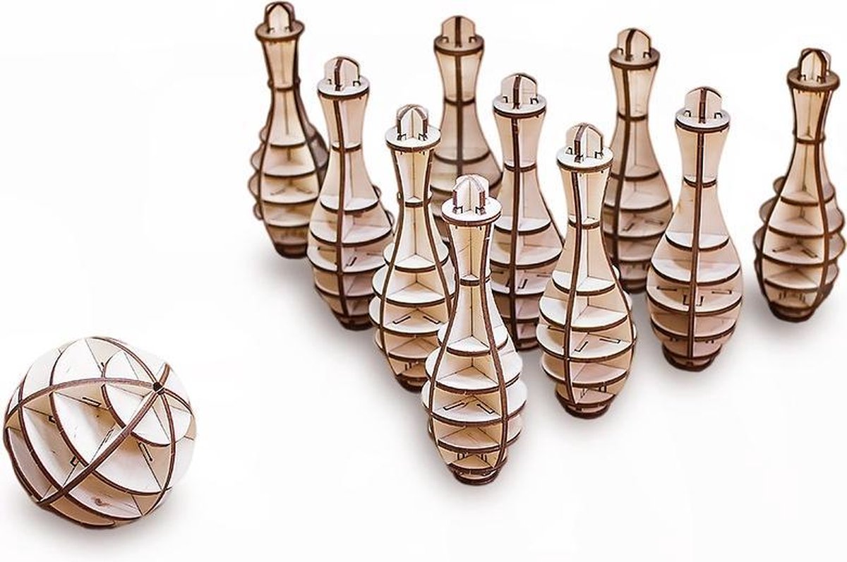 Eco-Wood-Art Mini Bowling - Houten Modelbouw