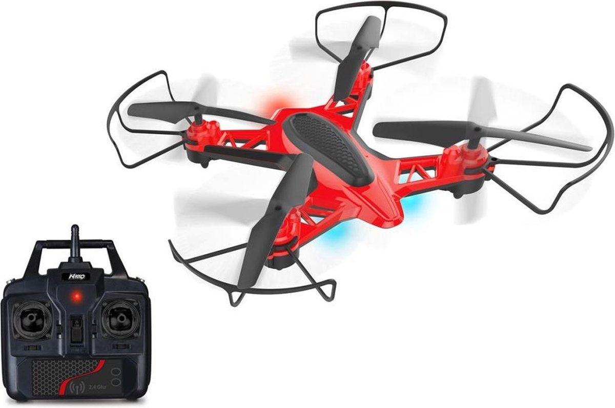 Toystate Nikko Air Nano Drone Rood/zwart