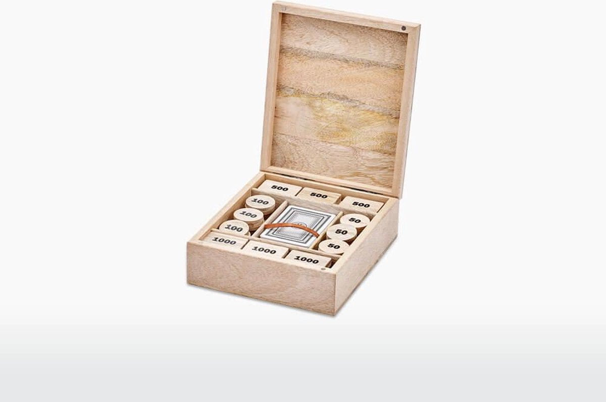 Nkuku Poker Set - Mangohout