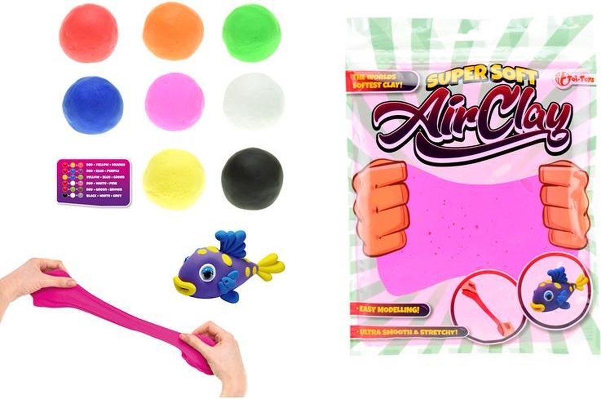 SUPER ZACHTE STUITER AIR-CLAY 8 ASSORTI