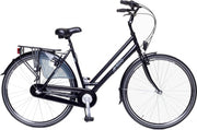 Amigo Bright - Damesfiets 28 inch - Fiets met 3 versnellingen - Matzwart