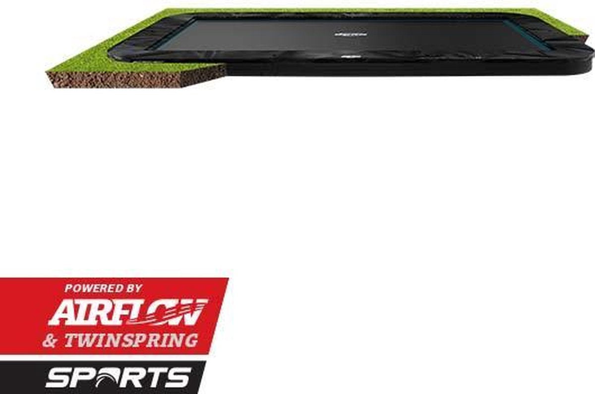 Trampoline BERG Ultim Elite FlatGround 500 Black